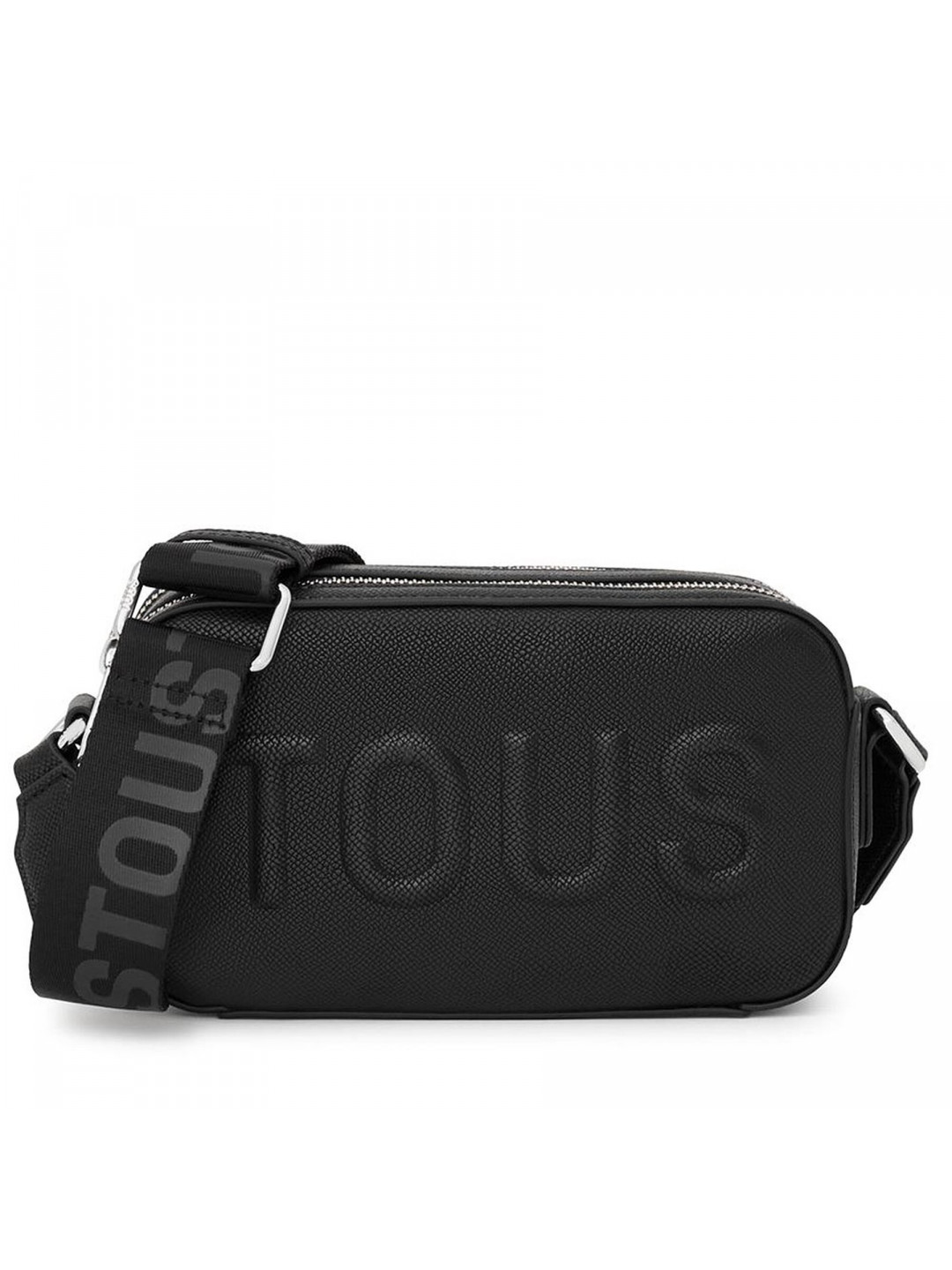 Kabelka TOUS Bandolera Reporter T La Rue New 2001935351 Černá